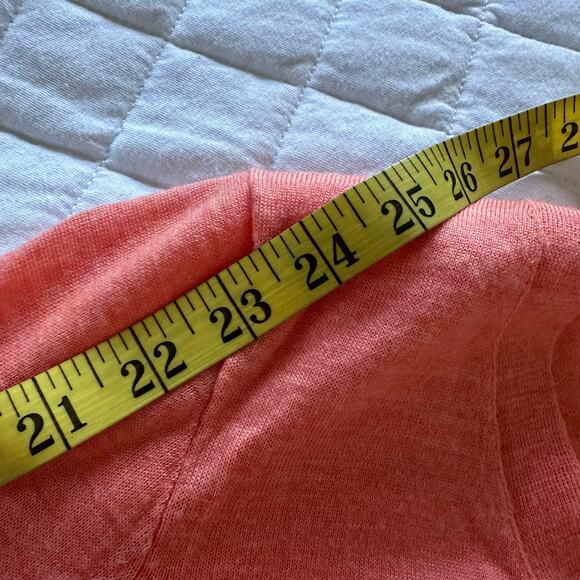 WALLACE Womens Sweater Small Pink Merino Wool Cardigan Preppy Casual Feminine - Picture 12 of 13